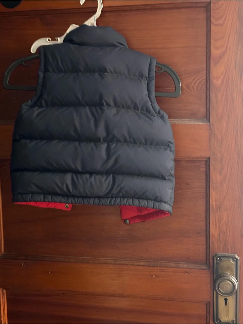 Ralph Lauren Navy & Red Quilted Puffer Vest